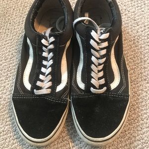 Black Original Vans Mens 8.5